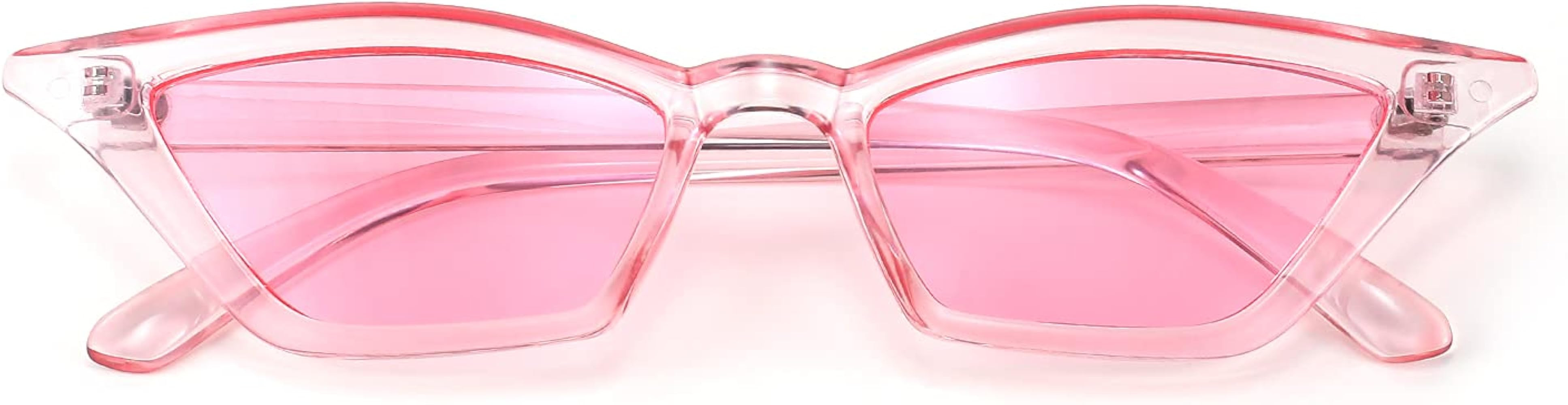 FEISEDY Small Cat Eye Sunglasses Vintage Square Shade Women Eyewear B2291 | Amazon (US)