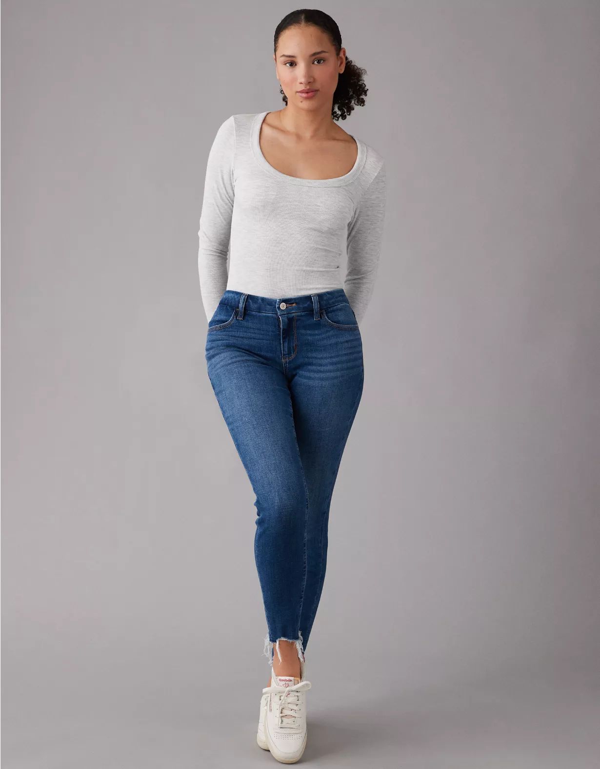 AE Next Level Curvy High-Waisted Cropped Jegging | American Eagle Outfitters (US & CA)