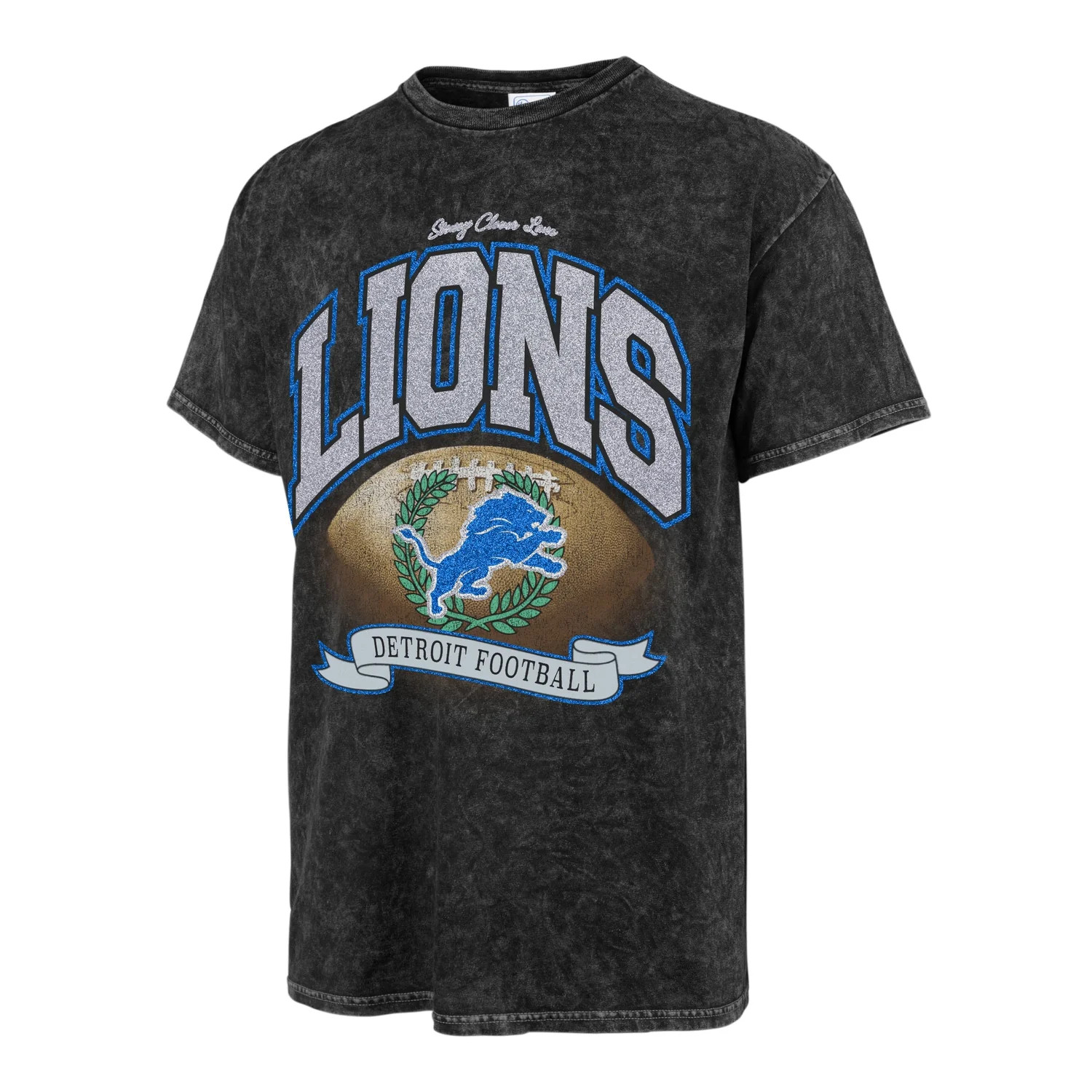 Stoney Clover Lane X '47 Detroit Lions Glitter Rocker Vintage Tee | Stoney Clover Lane