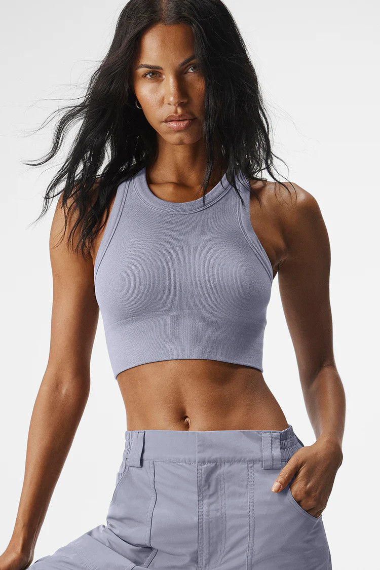 Seamless Delight High Neck Bra | Alo Yoga (US)