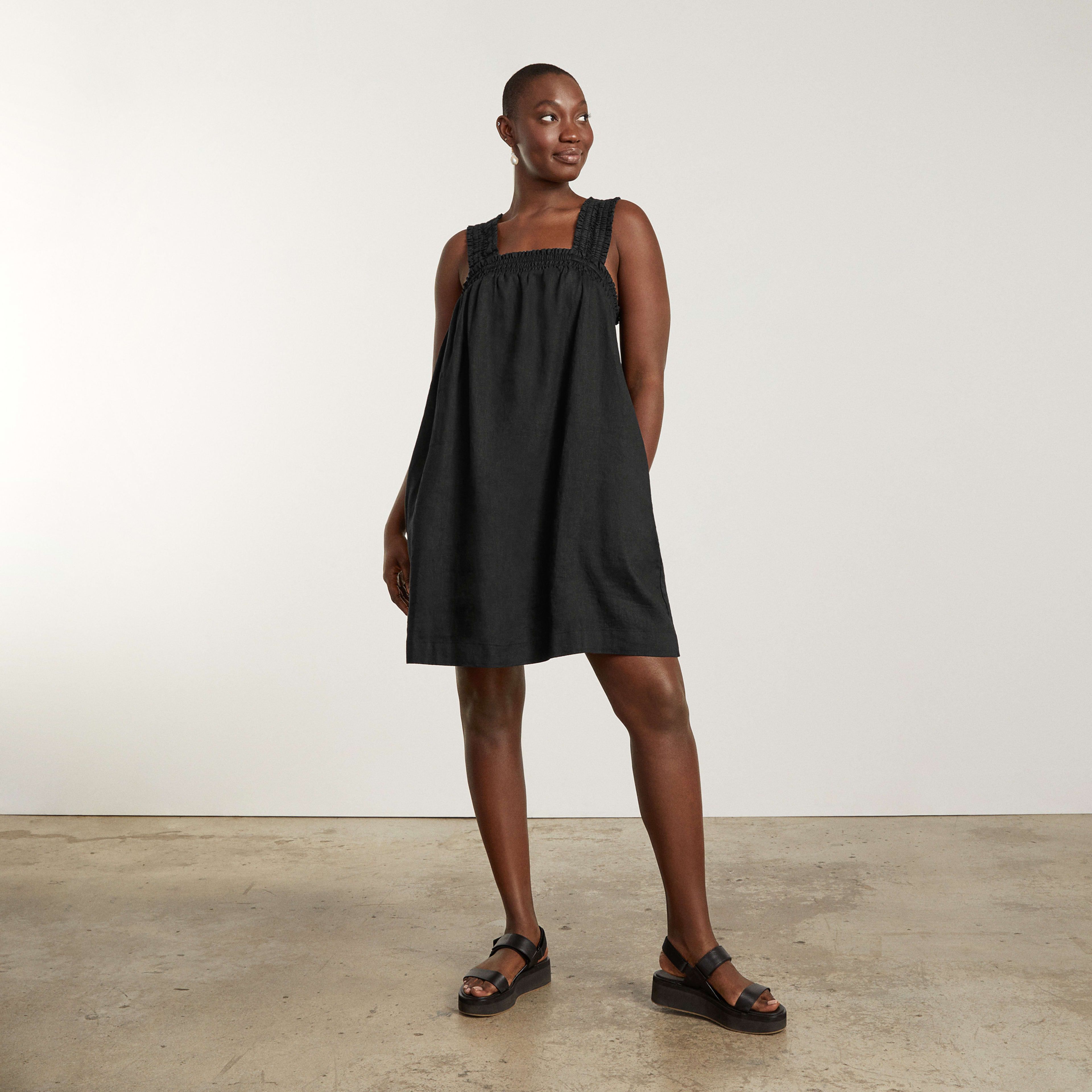 The Smocked Linen Dress | Everlane