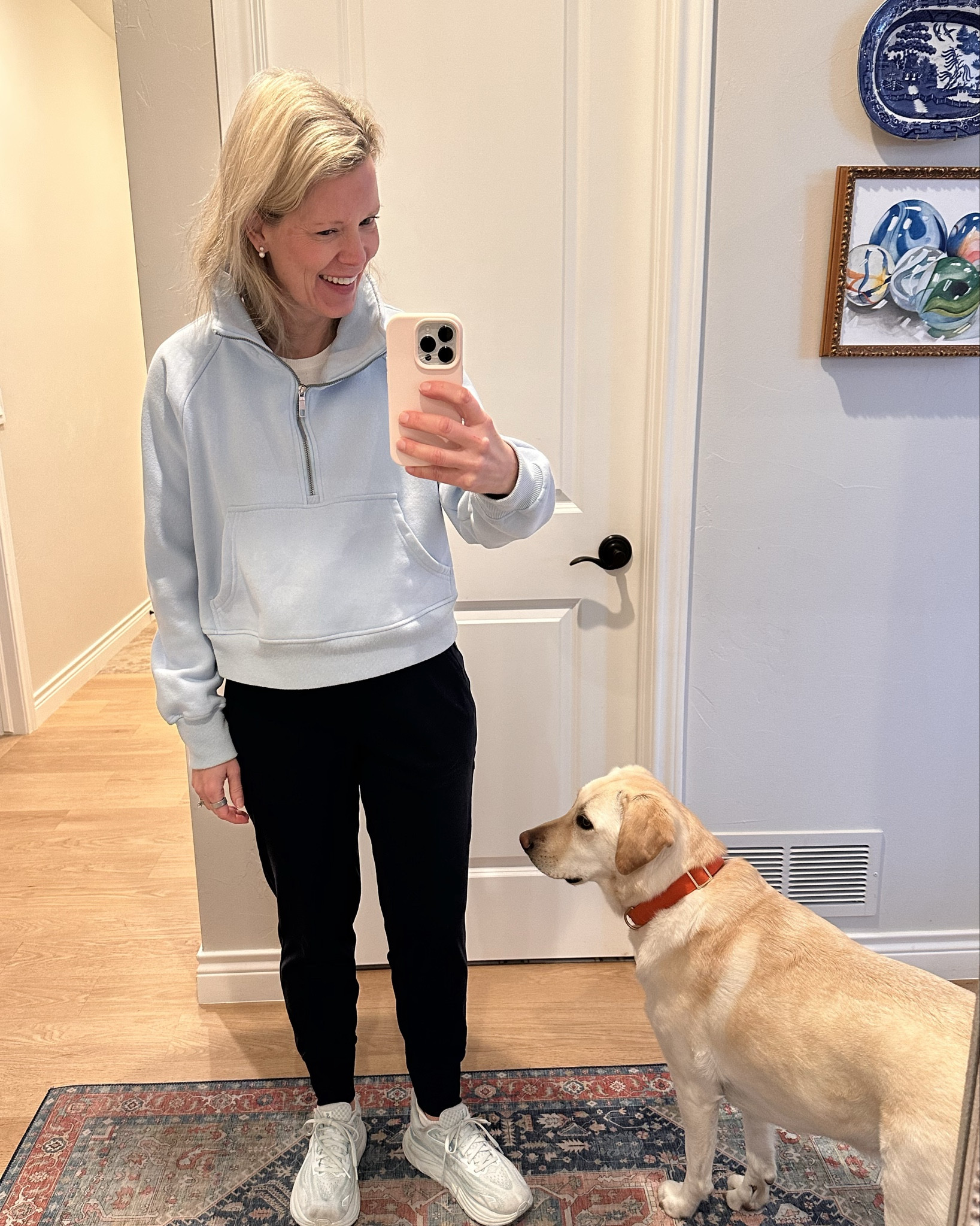 This is such a comfy outfit that still looks cute. These joggers are 3 years old and still look good as new. It’s a great time to get 
them while they are on sale.  They are super comfortable and flattering. I love this pullover from Amazon. It comes in every color under the sun! I’m an XS/S and wearing a small in the pullover and an extra small in the joggers.

#LTKGiftGuide #LTKdayinmylife #LTKSaleAlert