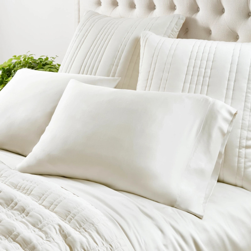Blissful Bamboo Pearl Sheet Set | Annie Selke