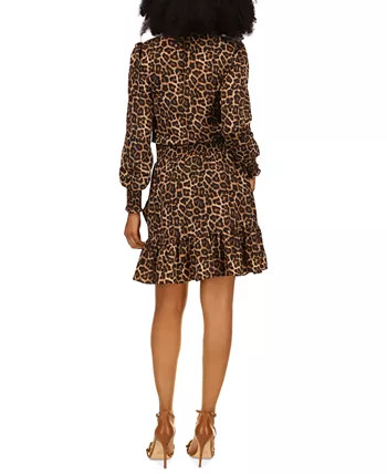 Michael Kors Women's Julia Smocked-Waist Tiered Dress, Regular & Petite Sizes & Reviews - Dresses... | Macys (US)