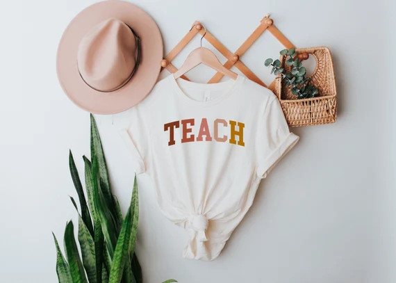 Teacher Shirt Teach Shirt Teacher Shirt Cute Shirt for | Etsy | Etsy (US)