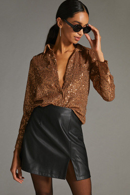 By Anthropologie Sequin Buttondown | Anthropologie (US)
