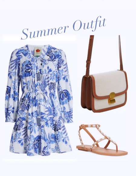 Summer dress, sandals and a crossbody bag.  Summer outfit 

#LTKMidsize #LTKSeasonal #LTKShoeCrush