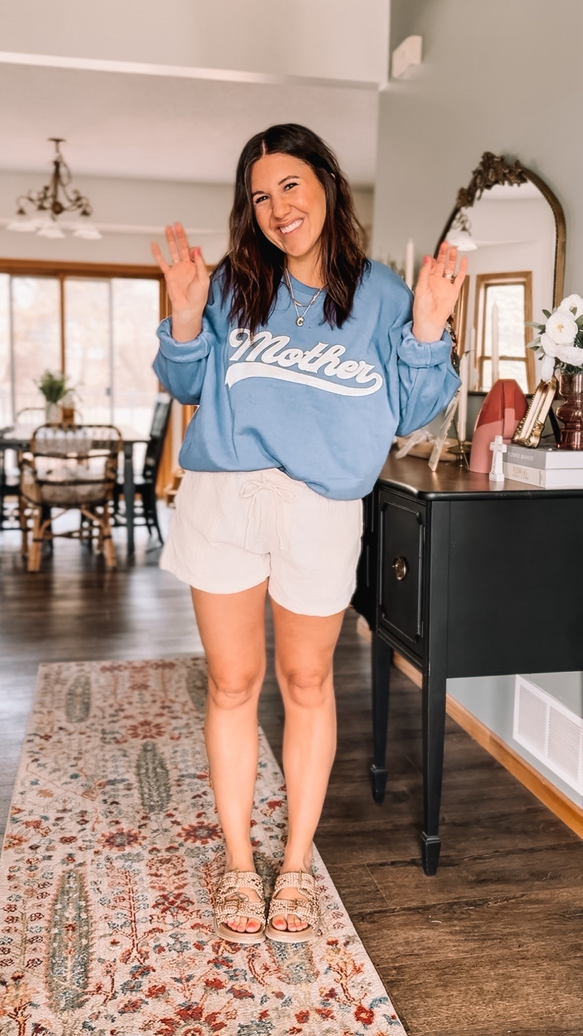 Wearing this MOTHER graphic sweatshirt on repeat. Love it paired with the gauze shorts. Crewneck makes the sweetest Mother’s Day gift!

Medium

Gifts for mom, 

#LTKGiftGuide #LTKFindsUnder50 #LTKStyleTip