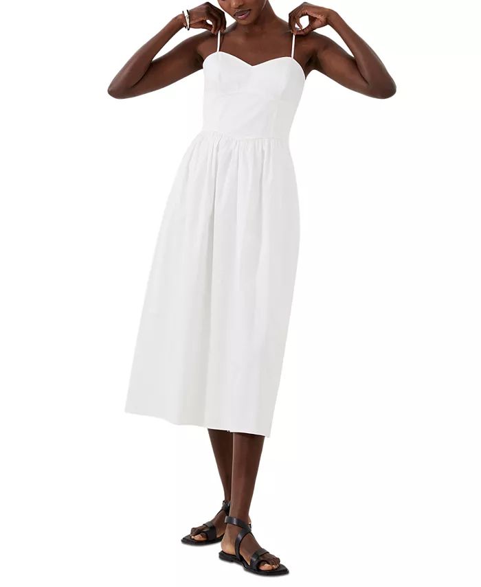 French Connection Womens Florida Sweetheart-Neck Strappy Dress - Macy's | Macy's