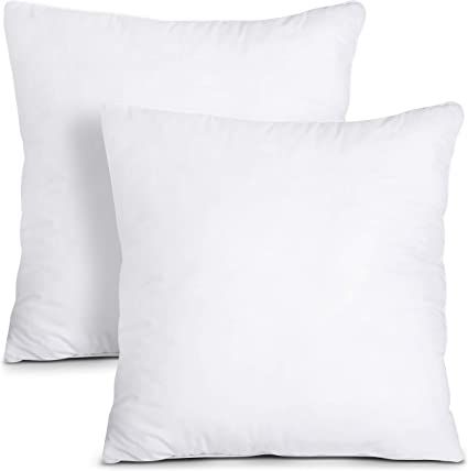 Utopia Bedding Throw Pillows Insert (Pack of 2, White) - 24 x 24 Inches Bed and Couch Pillows - I... | Amazon (US)
