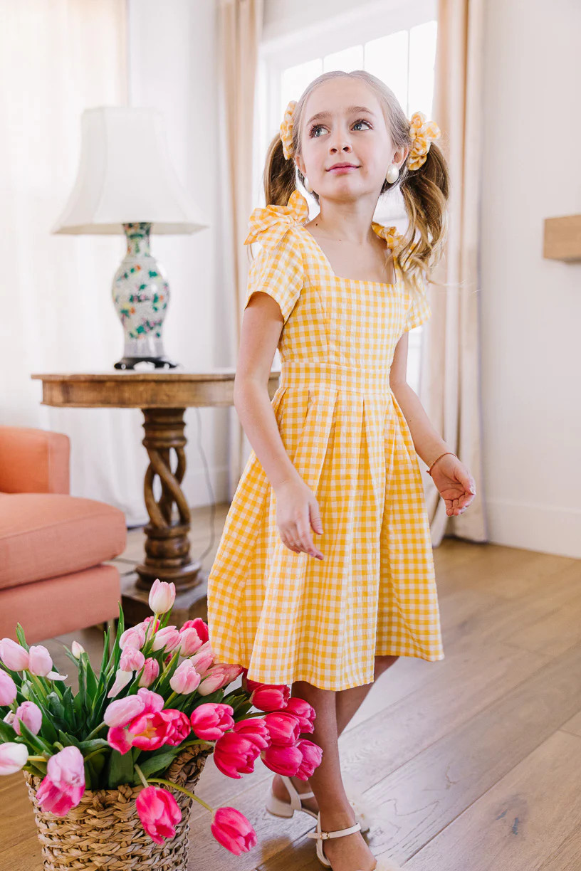 Mini Briar Dress in Yellow Gingham | Ivy City Co