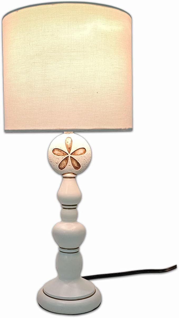 Ocean Table lamp Linen Shade Resin Stand for Living Room, Dorm, Home Office (Light Bulb Not Inclu... | Amazon (US)