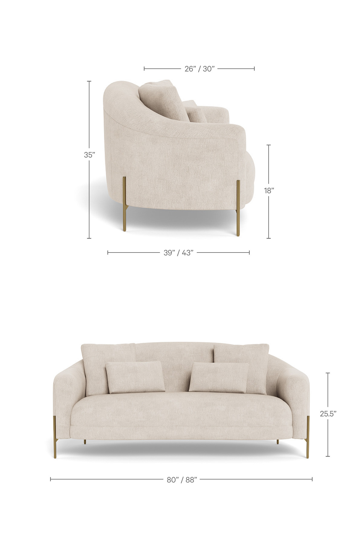Fiona 2-Seat Sofa | Interior Define