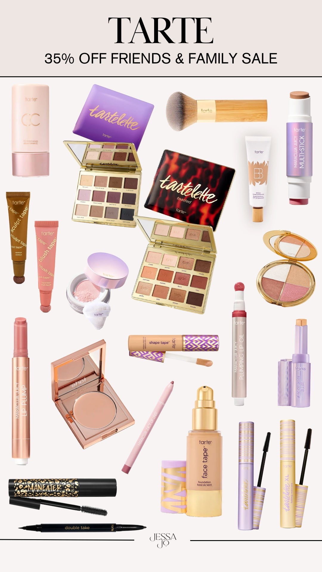 Tarte favorites. Tarte friends and family sale. Everyday makeup must haves. Tarte 35% off sale.

#LTKgrwm #LTKBeauty #LTKSaleAlert