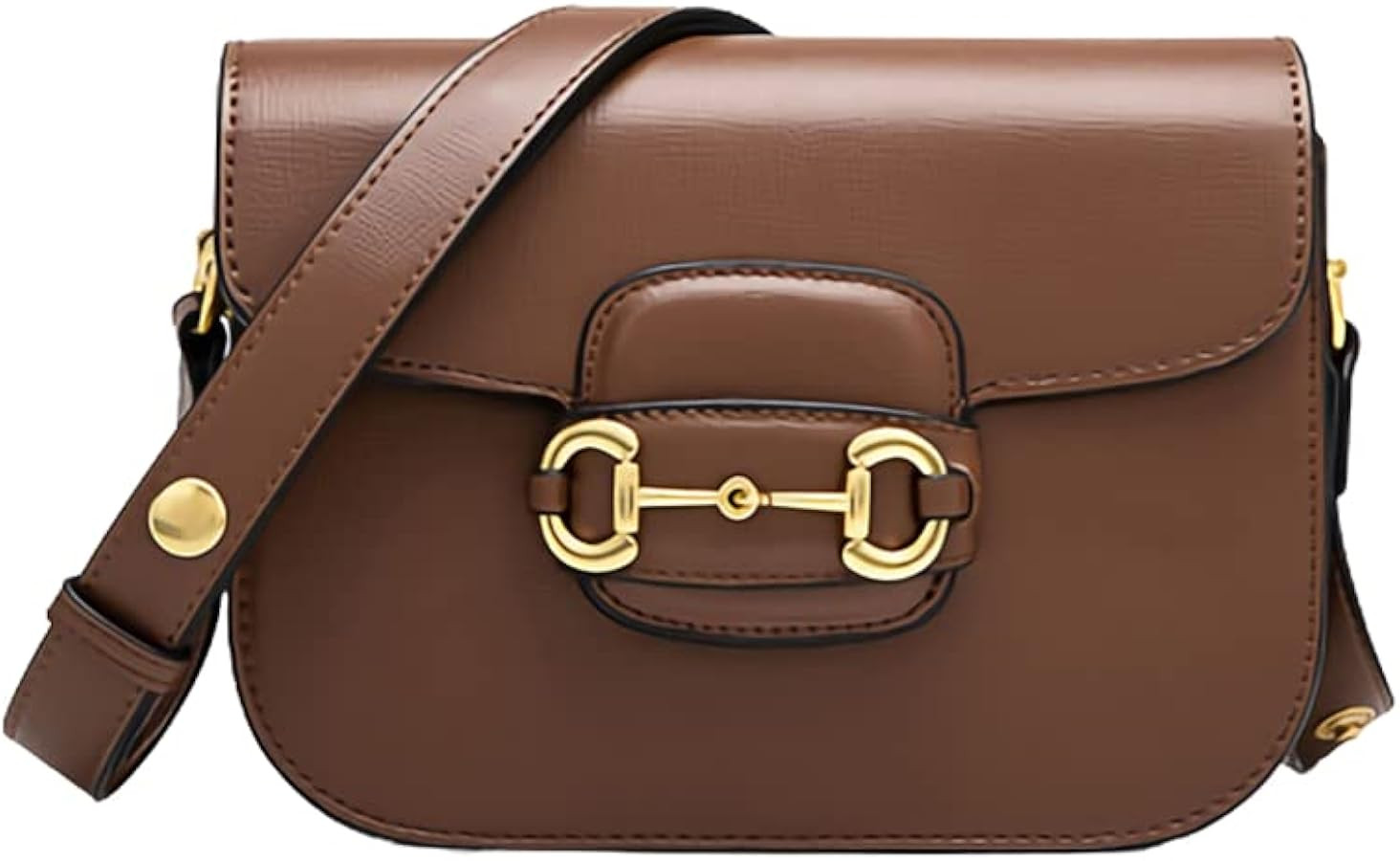 DLLTEC Crossbody Bag For Women Adjustable Strap Trendy Designer Mini Shoulder Bag PU Leather | Amazon (US)