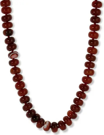 Adina Reyter Bordeaux Carnelian Gemstone Necklace | Nordstrom | Nordstrom