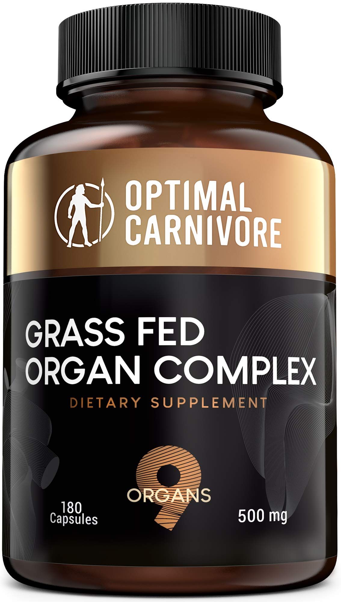 Grassfed Beef Organs Supplement, Grass Fed Organ Complex- Liver, Brain, Heart, Thymus, Kidney, Splee | Amazon (US)