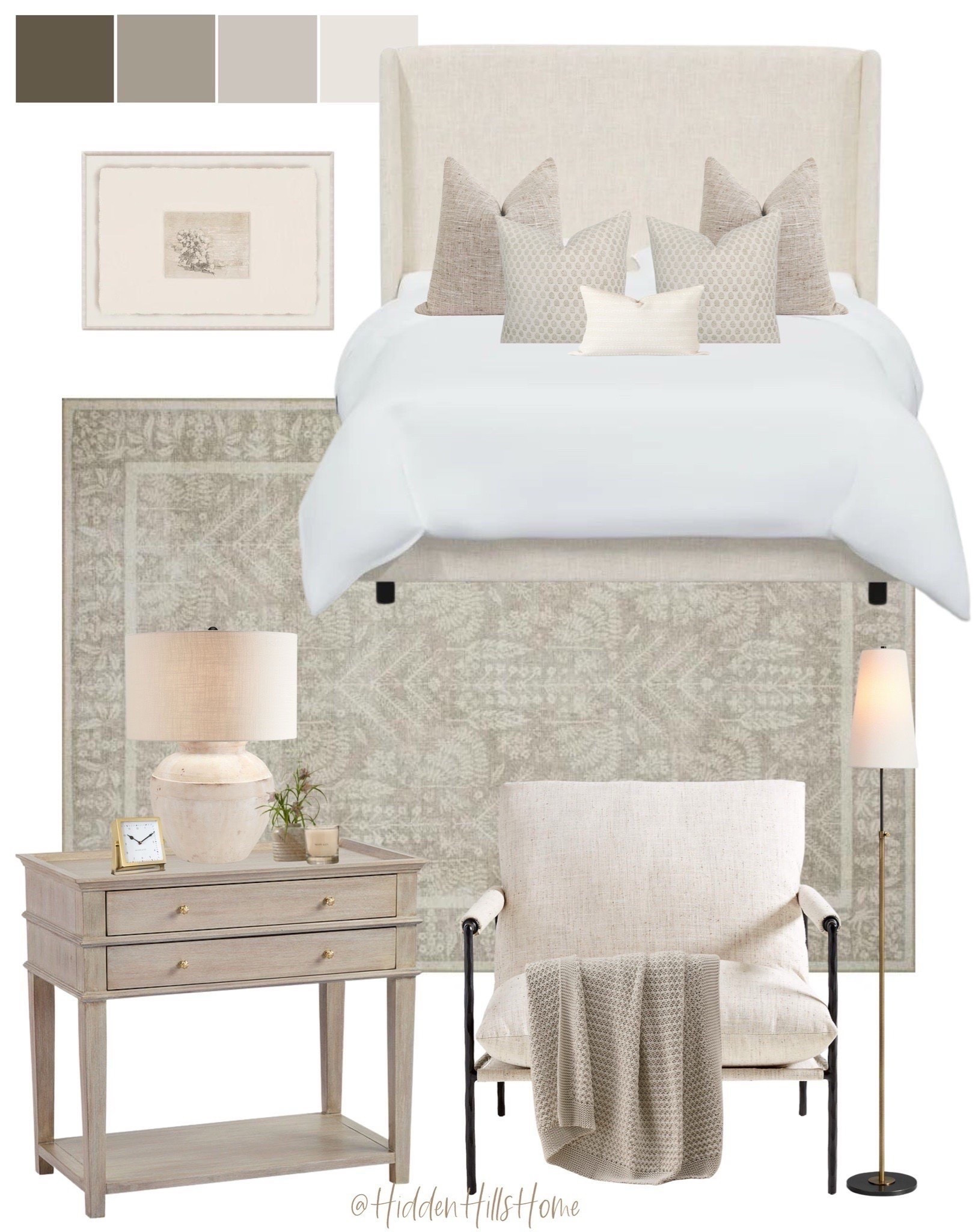 Bedroom decor ideas, neutral bedroom mood board, cream Tilly bed, cozy and neutral bedroom Inspo #bedroom

#LTKSaleAlert #LTKHome #LTKSeasonal