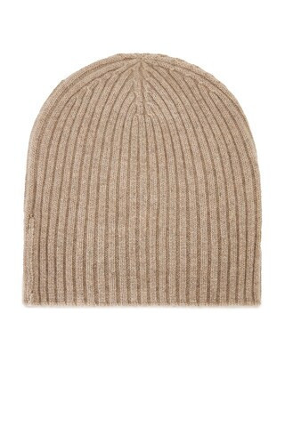 Jenni Kayne Cashmere Beanie in Stone - Beige. Size all. | FWRD 
