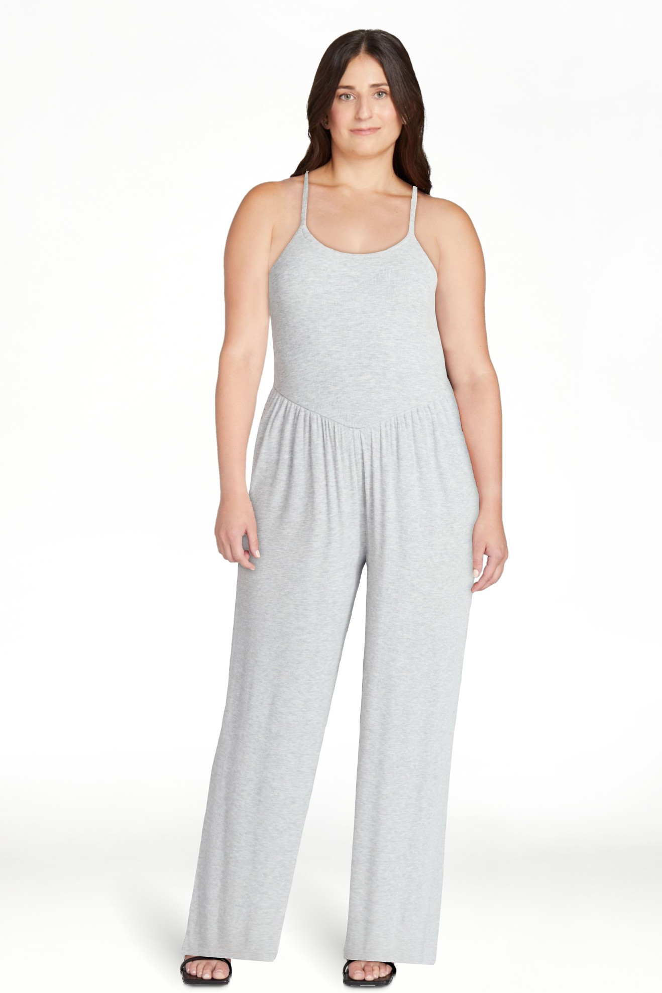No Boundaries Sleeveless Cami Jumpsuit, Women's XXS-XXL | Walmart (US)