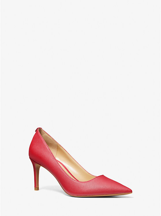 Alina Flex Faux Saffiano Leather Pump | Michael Kors CA