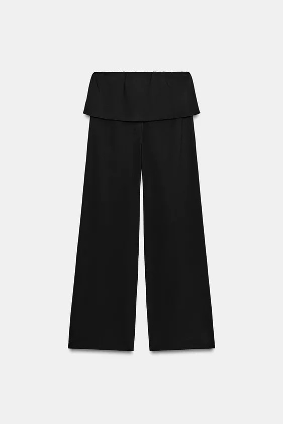 HEAVY COTTON SASH PANTS | Zara US