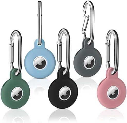 Amazon.com: PXHDCN Airtag Keychain [Skin-Friendly Silicone Case], 5 Pack Anti-Scratch Shock-Absor... | Amazon (US)