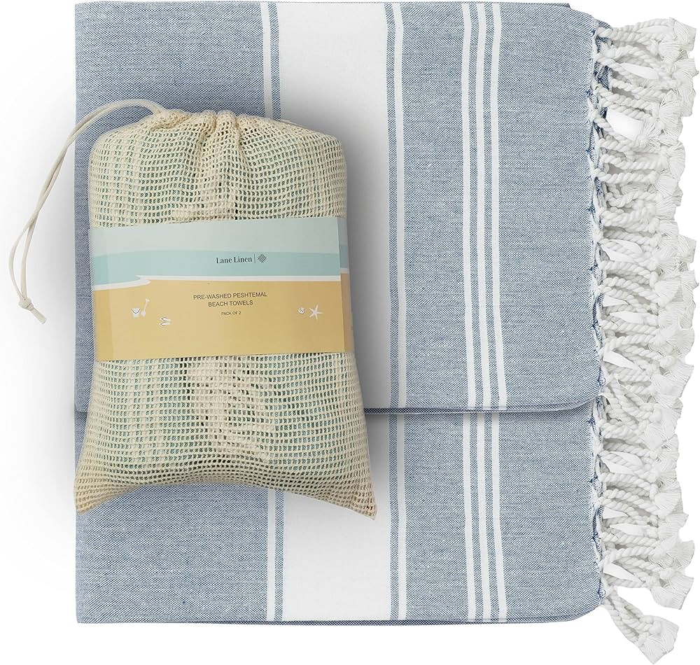 100% Cotton beach towel with Beach Bag, 2 Piece for Adults, 39"x71", Pool Towels, Oversized, Extr... | Amazon (US)