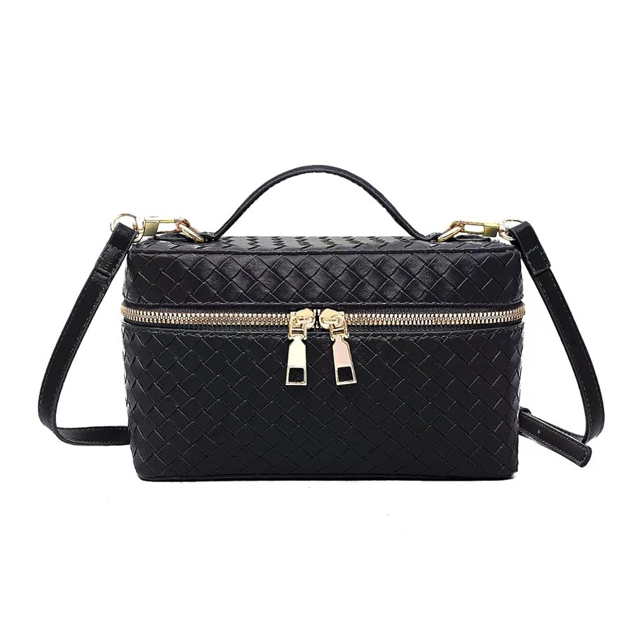 Trendy Shoulder Bags for Women Mini L19 Square Box Satchel Bag Cute PU Leather Crossbody Purse wi... | Amazon (US)