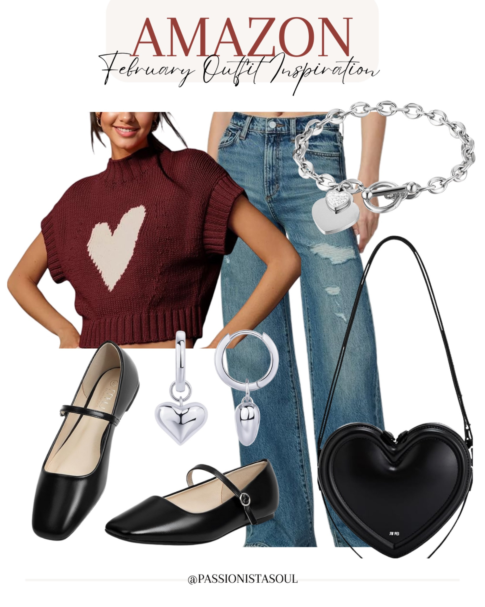 February outfit inspiration #outfitinspo #valentinesdayoutfit 

#LTKShoeCrush #LTKItBag #LTKStyleTip