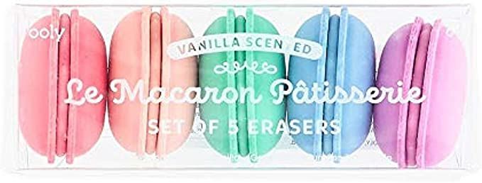 OOLY, Le Macaron Patisserie, Scented Eraser, Vanilla Scent - Set of 5 | Amazon (US)
