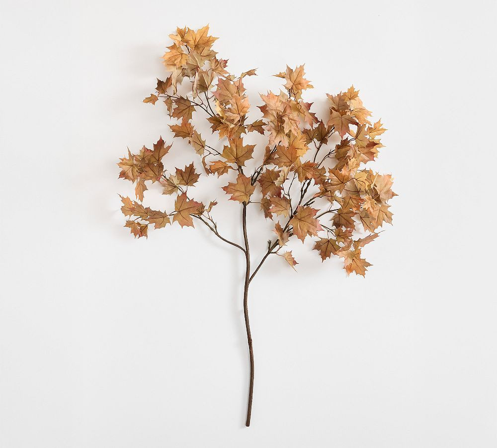 Faux Oversized Golden Maple Branch | Pottery Barn (US)