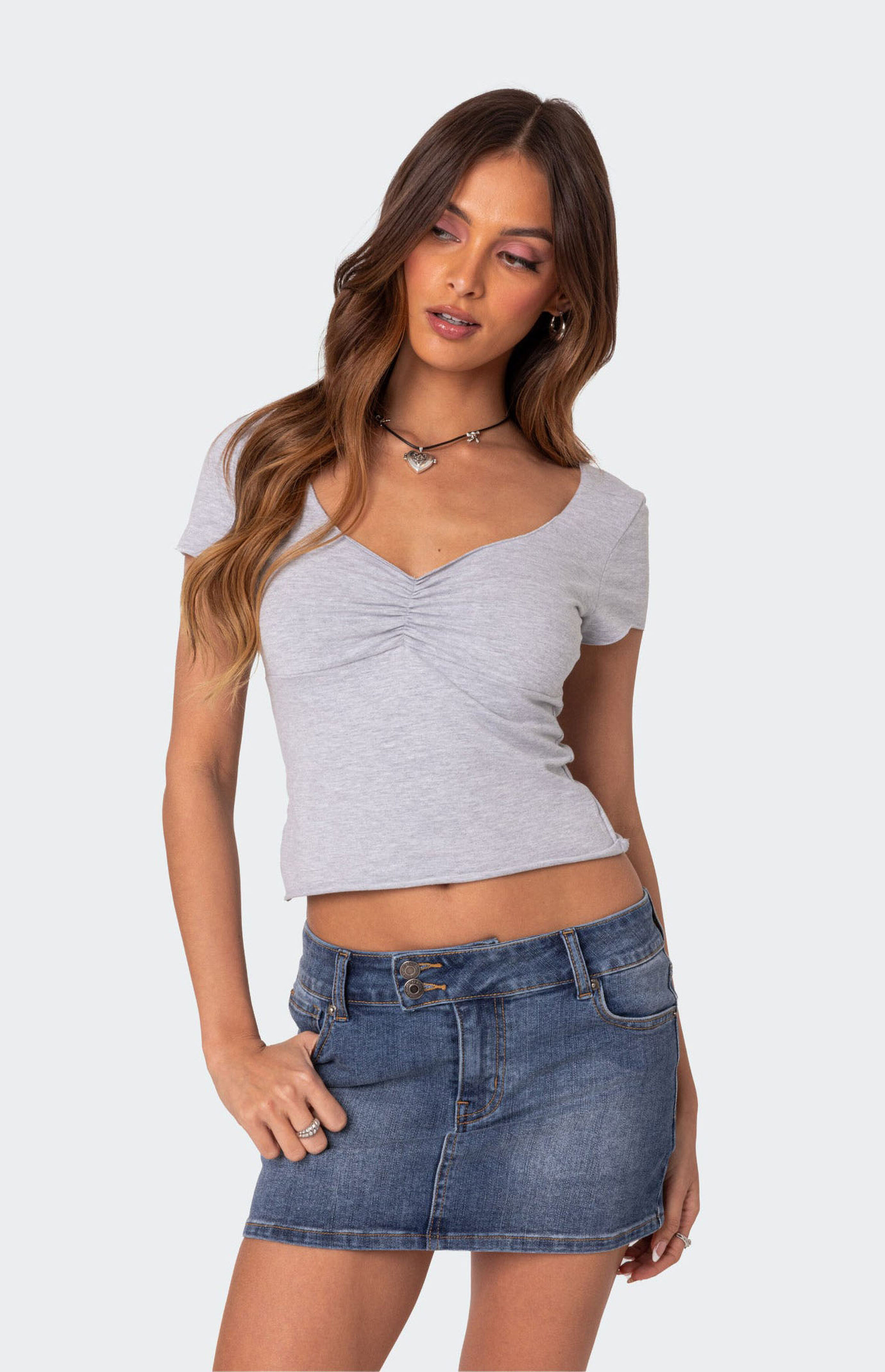 Edikted Ava Ruched Top | PacSun
