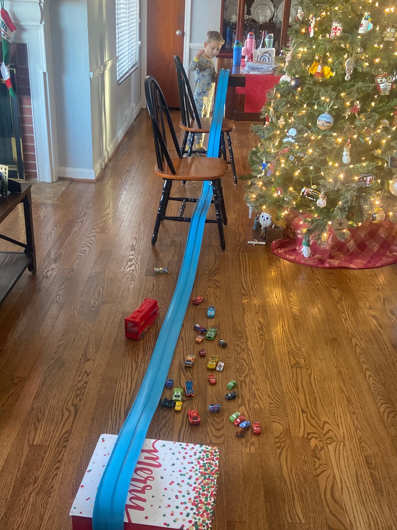 This racetrack has been the highlight of William’s Christmas. It has suction cups so it can work from most anywhere.  It’s taking over my living room, even Alex has joined in on it, haha  


#racetrack #walmart #cars #giftforkids 




#LTKFindsUnder50 #LTKGiftGuide #LTKKids