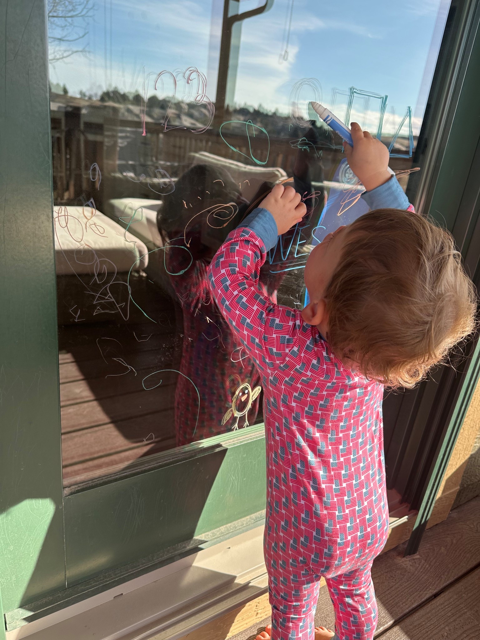 Window marker fun 🖍️🎨

#LTKmomlife #LTKKids