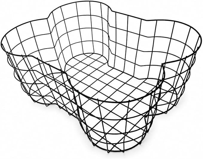 Metal Dog Toy Basket, Bone Shaped Indestructible Dog Toy Bin, Sturdy Dog Storage Organizer, Pet T... | Amazon (US)