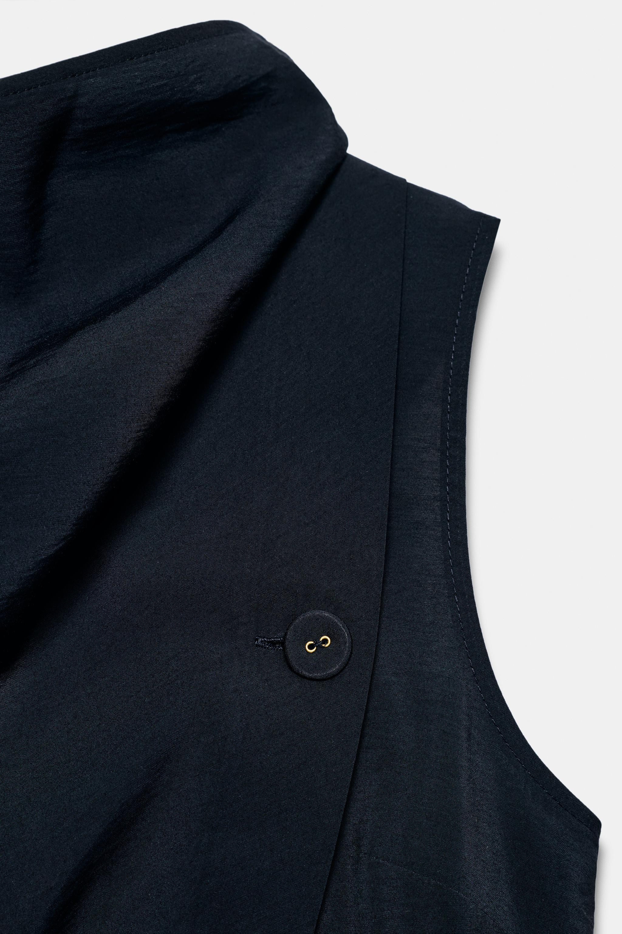 SCARF PEPLUM TOP | Zara US