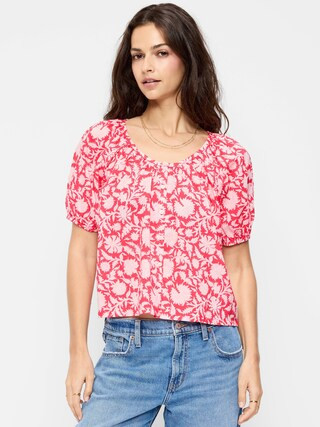 Airy Button-Down Top | Old Navy (US)