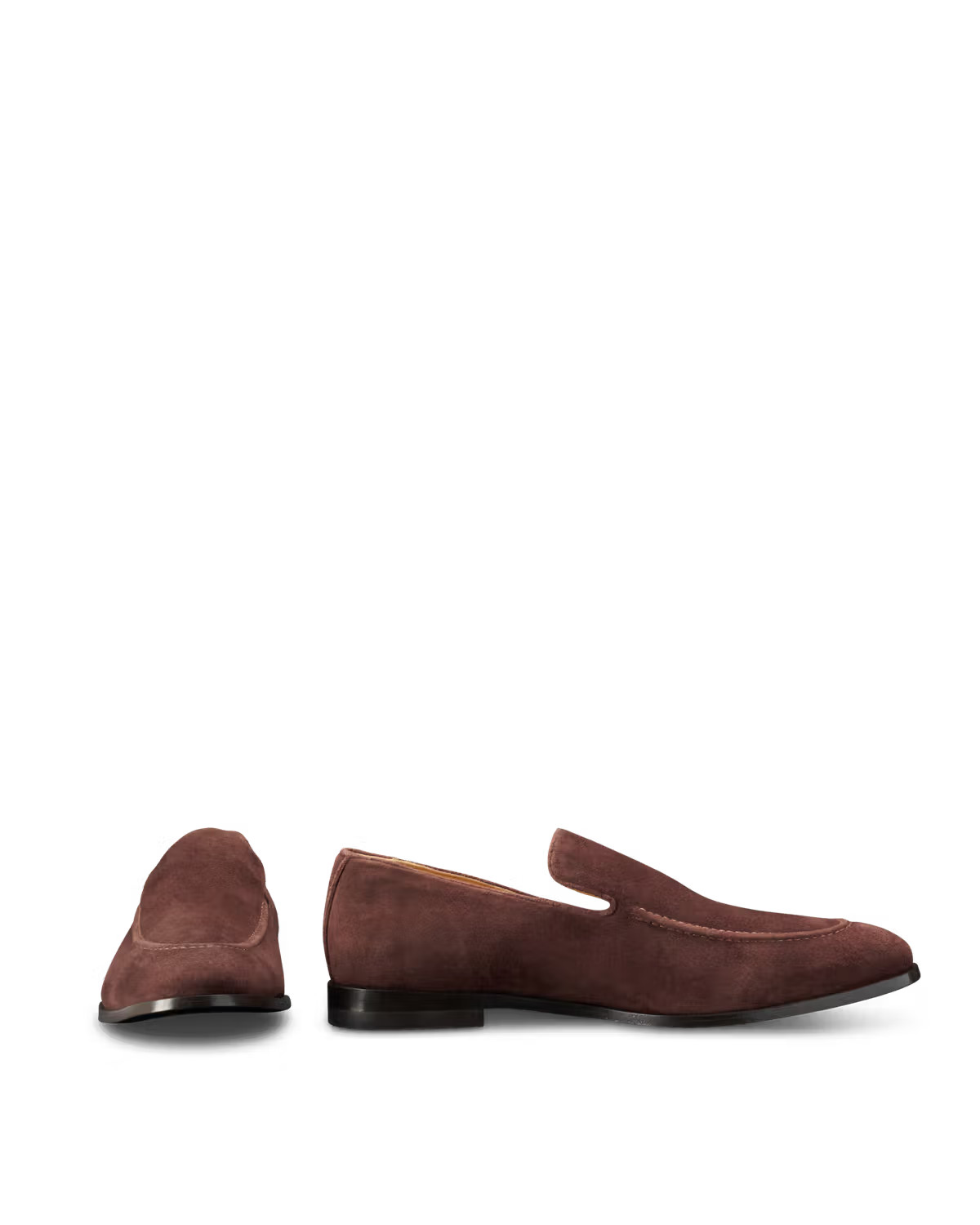 The Bennett in Earth Deerskin Roughout - Men's Slip On | Tecovas | Tecovas