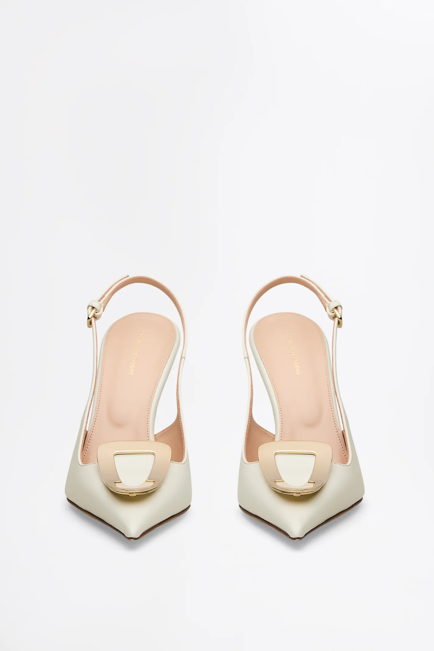 TRIANGLE FRAME SLINGBACK 10.5 - CREAM - Scanlan Theodore | Scanlan Theodore AU
