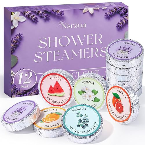 Shower Steamers Aromatherapy Birthday Gifts for Women-12 Pack Mothers Day Gifts,Gifts for Grandma,Wife,Mothers,Stress Relief and Relaxation Gifts for Women and Men,Created Your Own Home SPA | Amazon (US)