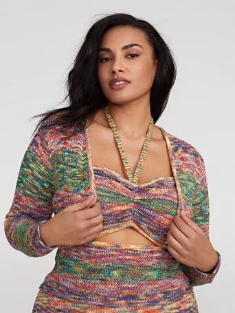 Marli Sweater Knit Shrug - Gabrielle Union x FTF - Fashion To Figure | Fashion To Figure