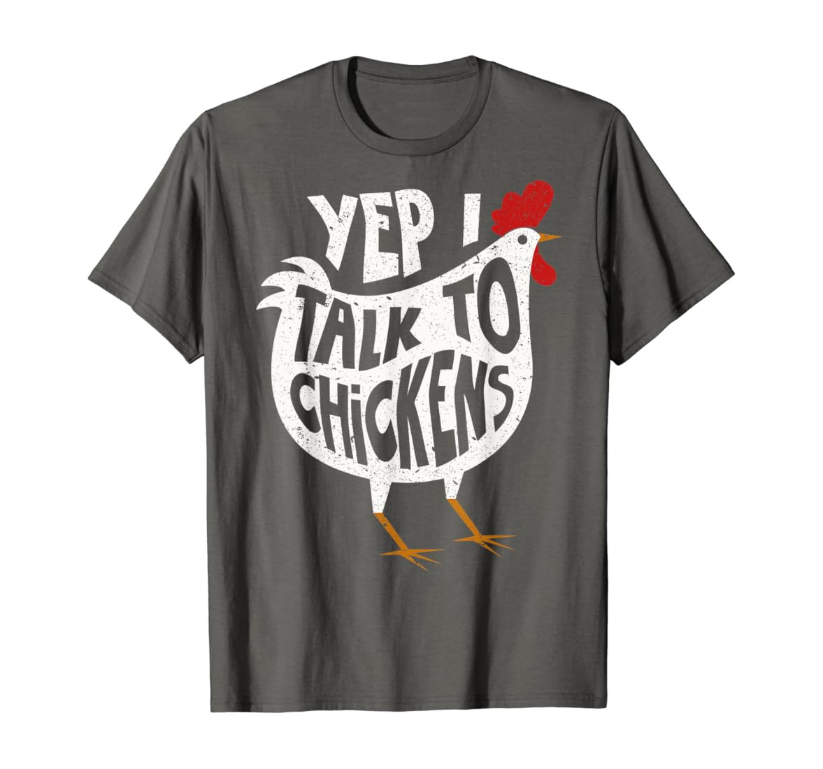 Yep I Talk To Chickens T-shirt | Amazon (US)