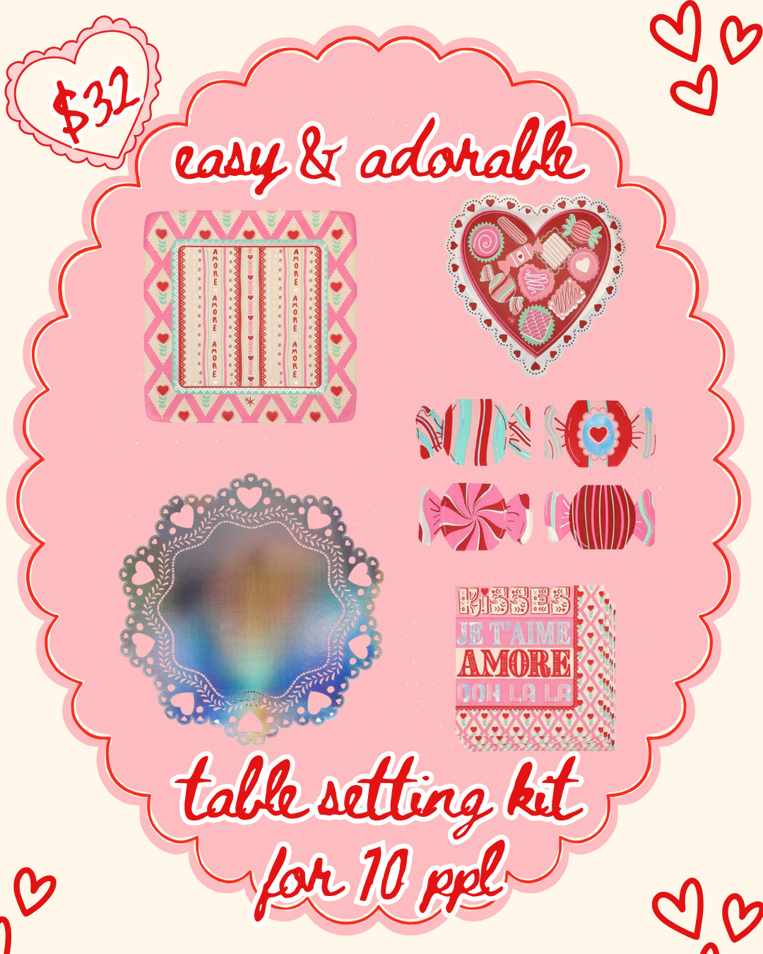 I love a good party pack and @packedparty has the most adorable KITS ready to go, affordable and SO CUTE!! Grab one of these to celebrate EVERYTHING this month. 

 #LTKValentine #LTKHome #LTKSaleAlert