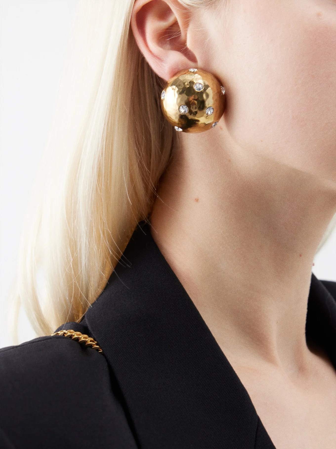 Crystal-embellished clip earrings | Matches (US)