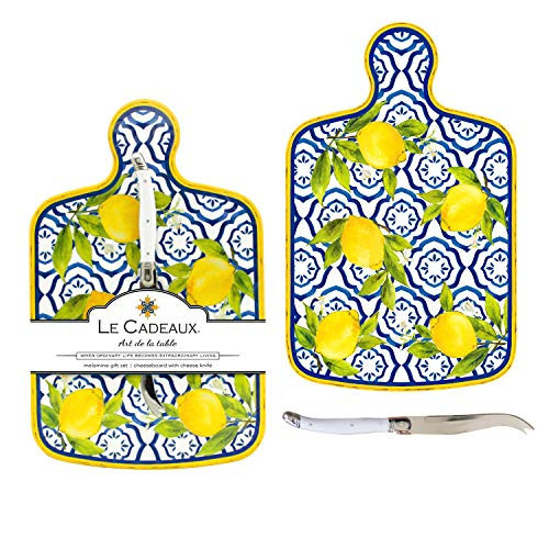 Le Cadeaux Melamine Cheeseboard with Cheese Knife Gift Set, Palermo | Amazon (US)