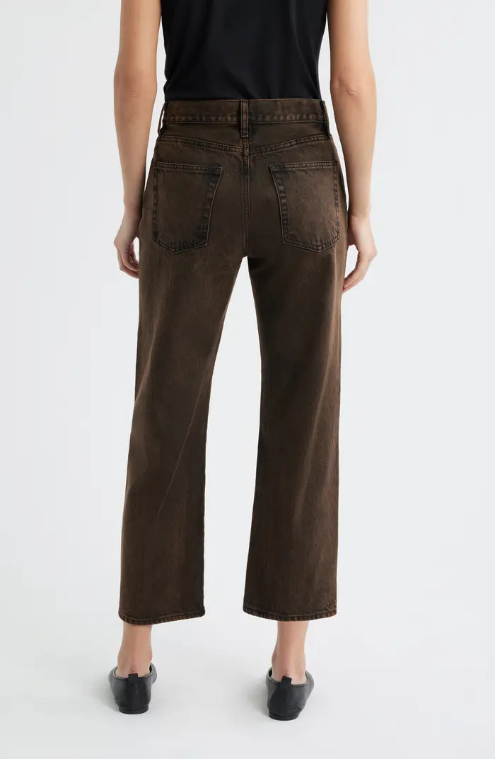 The Hang High Waist Ankle Straight Leg Jeans | Nordstrom