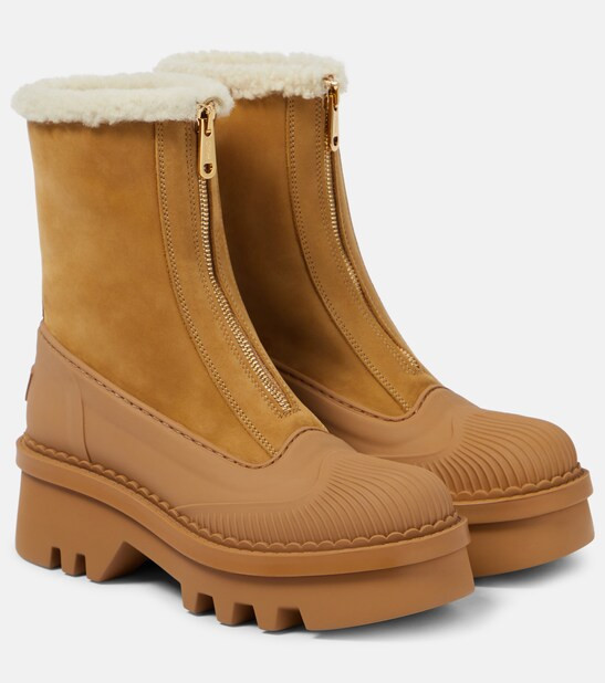Raina shearling-lined leather ankle boots | Mytheresa (US/CA)