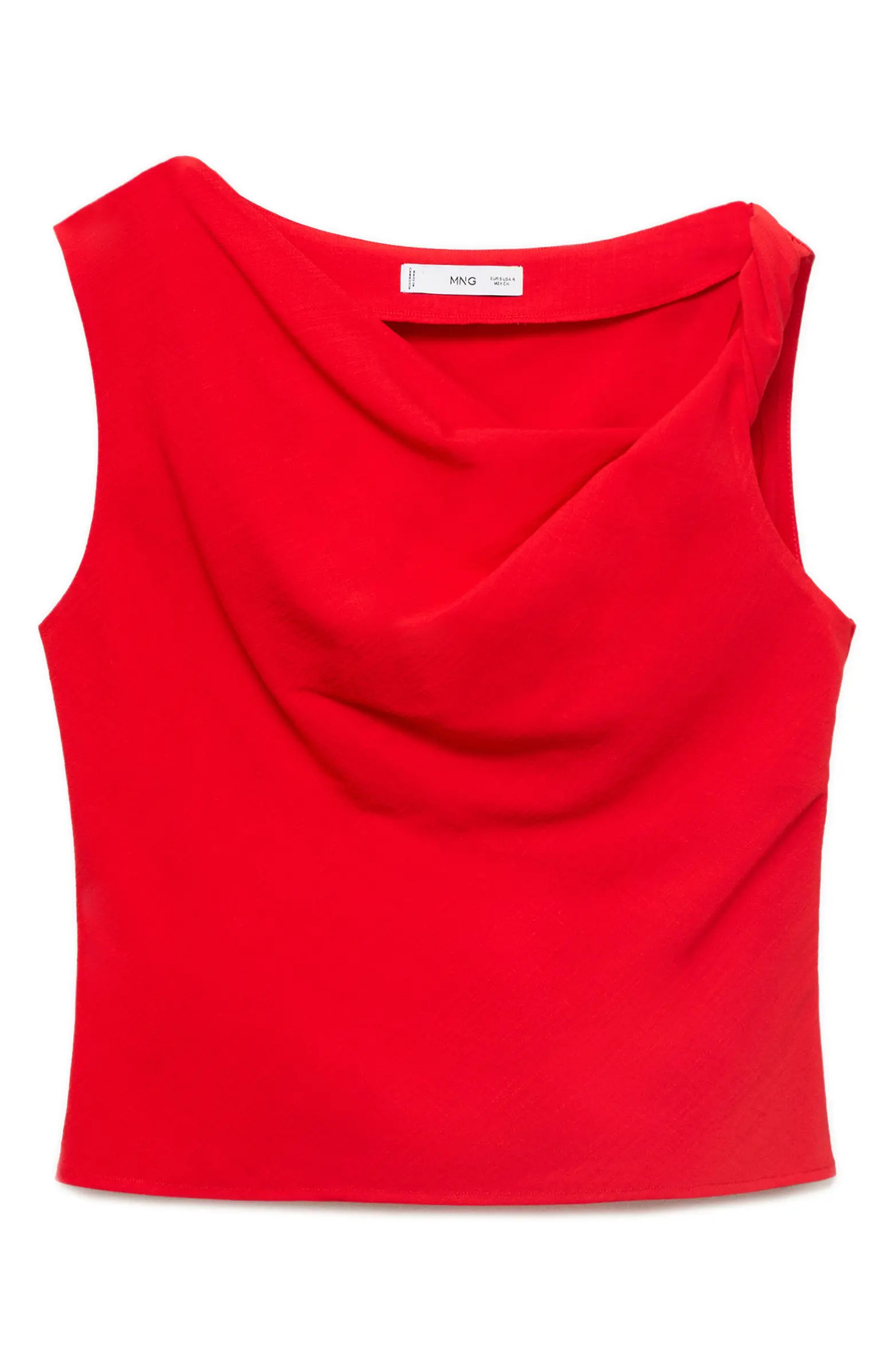 Asymmetric Drape Crop Top | Nordstrom