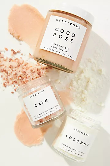 Herbivore Botanicals Bath Ritual Soak + Soften Set | Anthropologie (US)